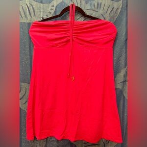 Juicy Couture Pink With Gold Accents Strapless Sundress Cocktail